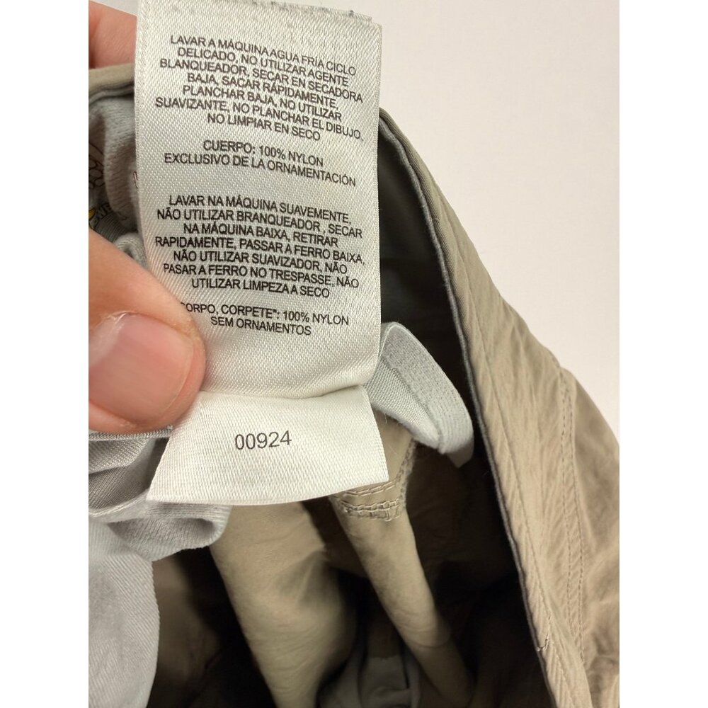 Mountain Hardwear Pants Mens L 30" Khaki Hiking Quick Dry Belt OM3913 - Picture 6 of 12